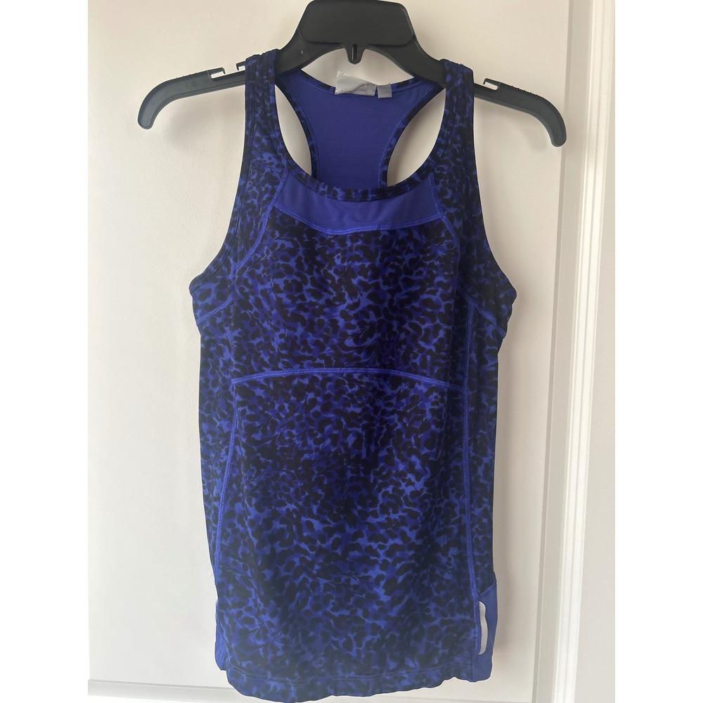 Athleta Blue Stardust Spinnerette Tank Top Women's Medium